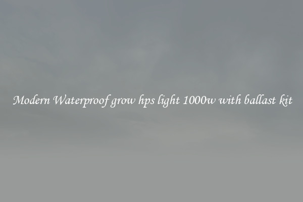 Modern Waterproof grow hps light 1000w with ballast kit