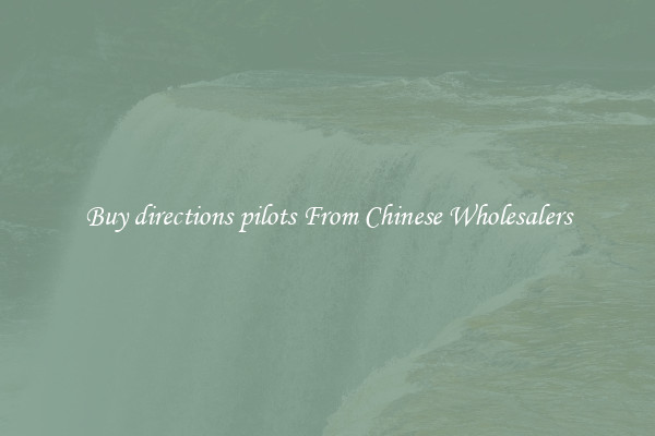 Buy directions pilots From Chinese Wholesalers