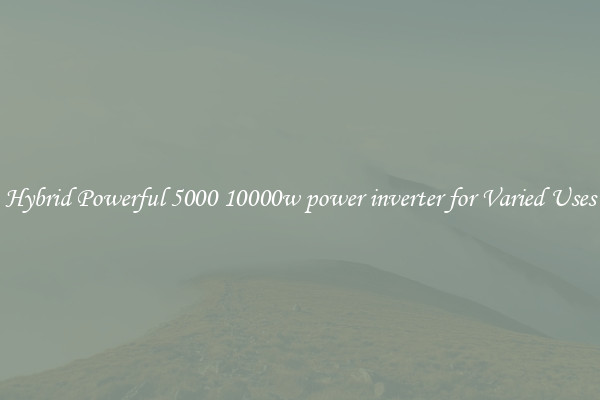 Hybrid Powerful 5000 10000w power inverter for Varied Uses