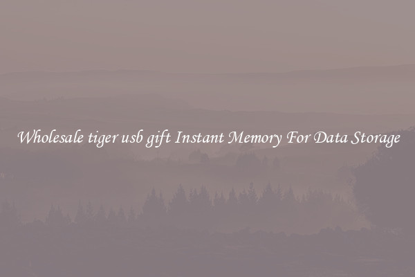 Wholesale tiger usb gift Instant Memory For Data Storage