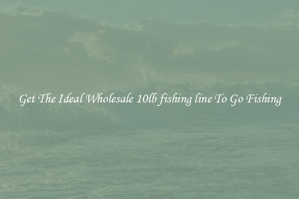 Get The Ideal Wholesale 10lb fishing line To Go Fishing