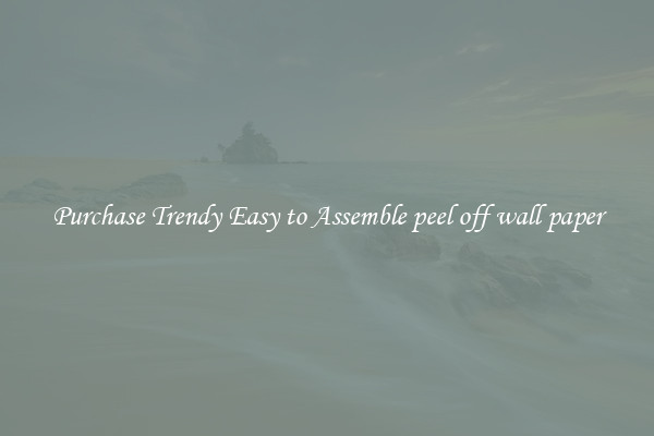 Purchase Trendy Easy to Assemble peel off wall paper