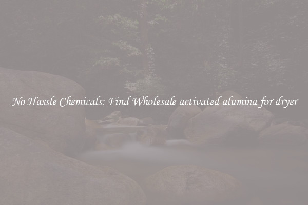 No Hassle Chemicals: Find Wholesale activated alumina for dryer