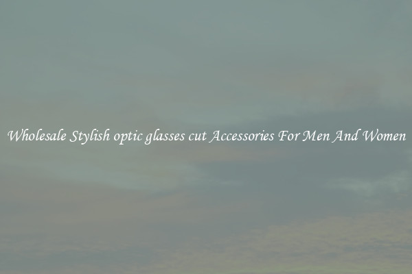 Wholesale Stylish optic glasses cut Accessories For Men And Women